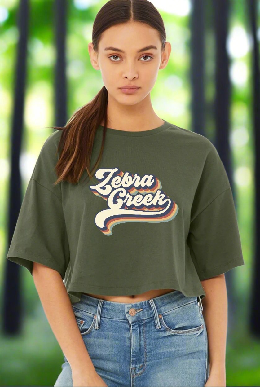 Retro Logo Crop Top