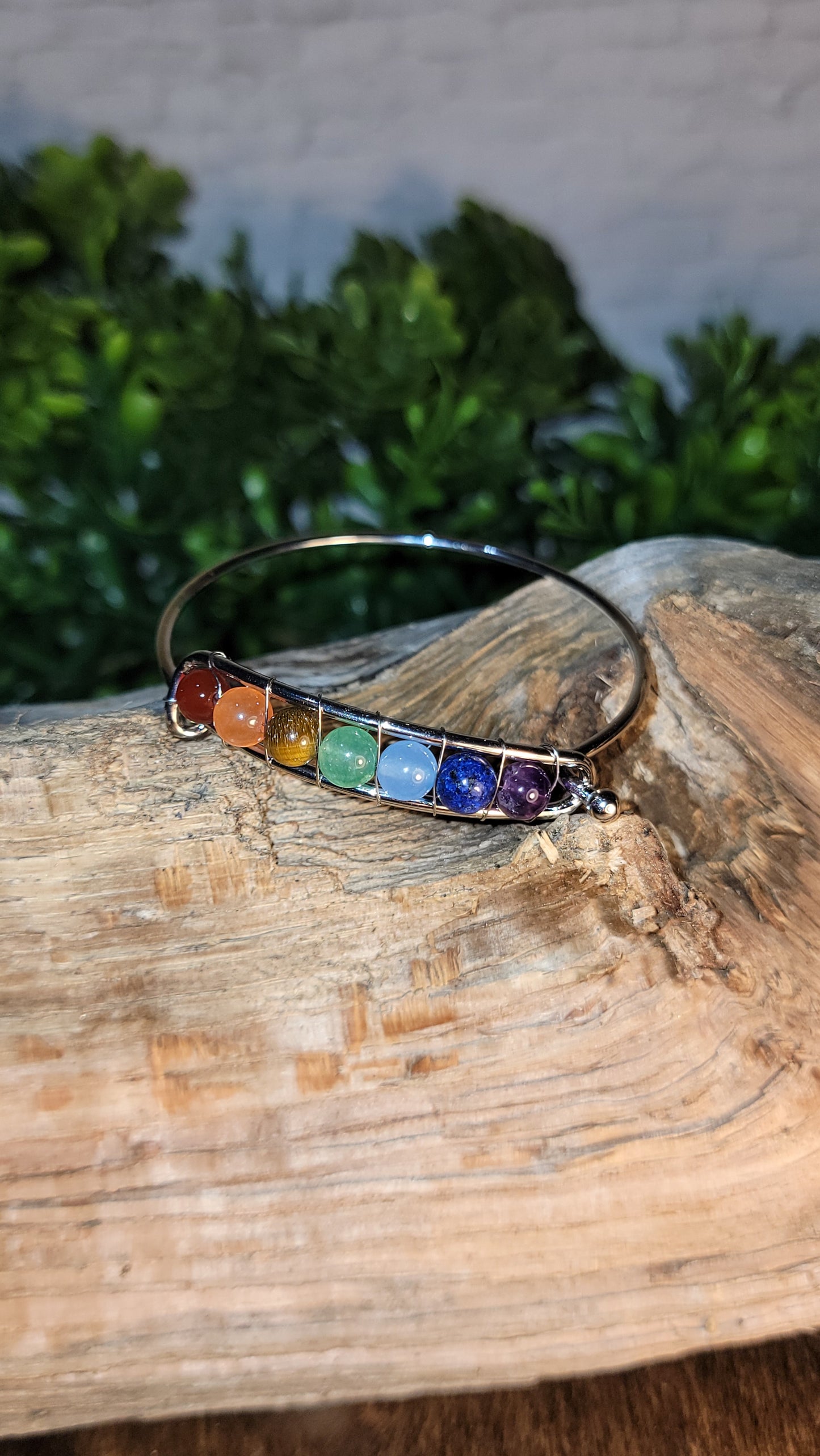 Chakra Healing Stone Bracelet Set