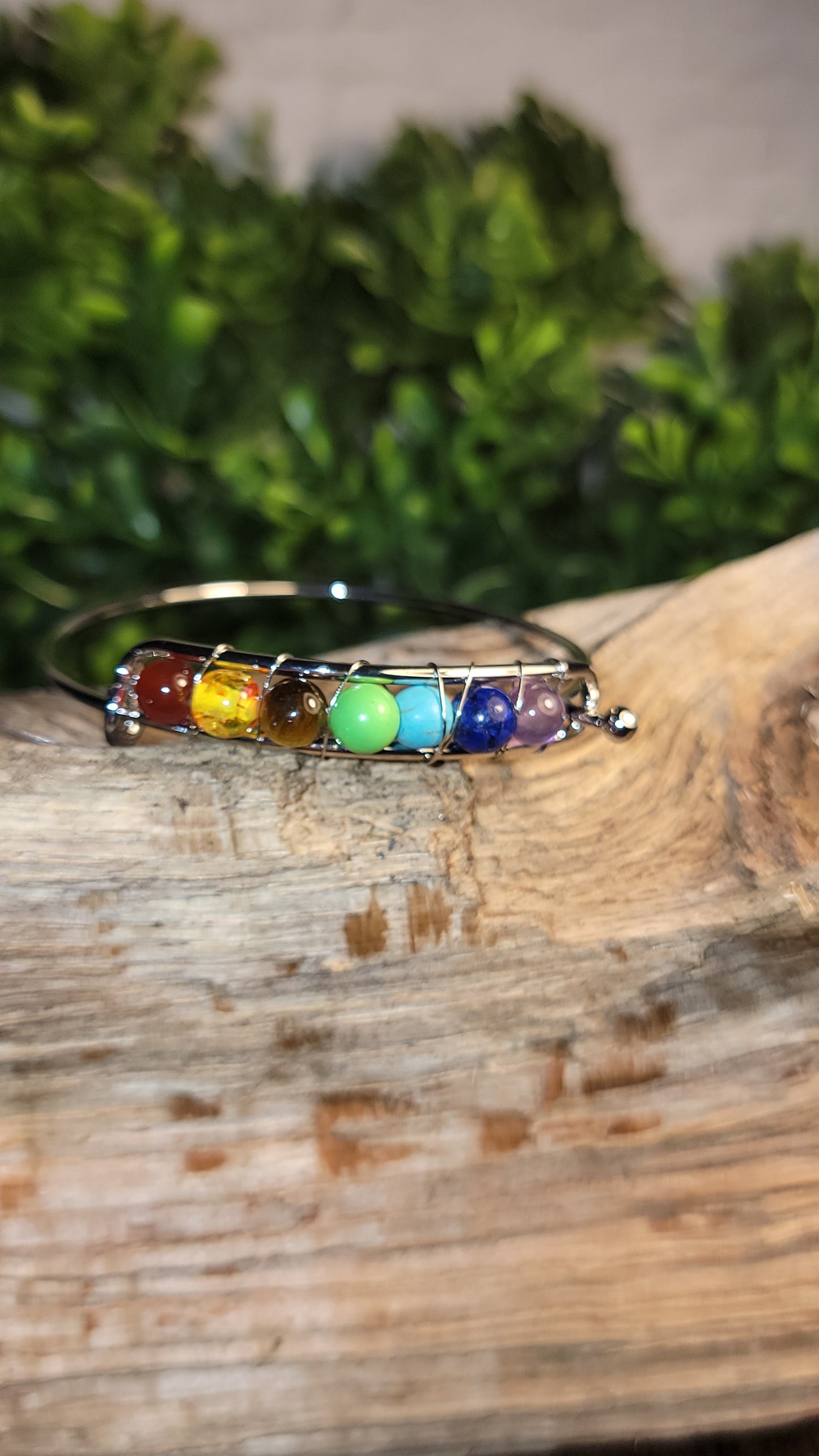 Chakra Healing Stone Bracelet Set