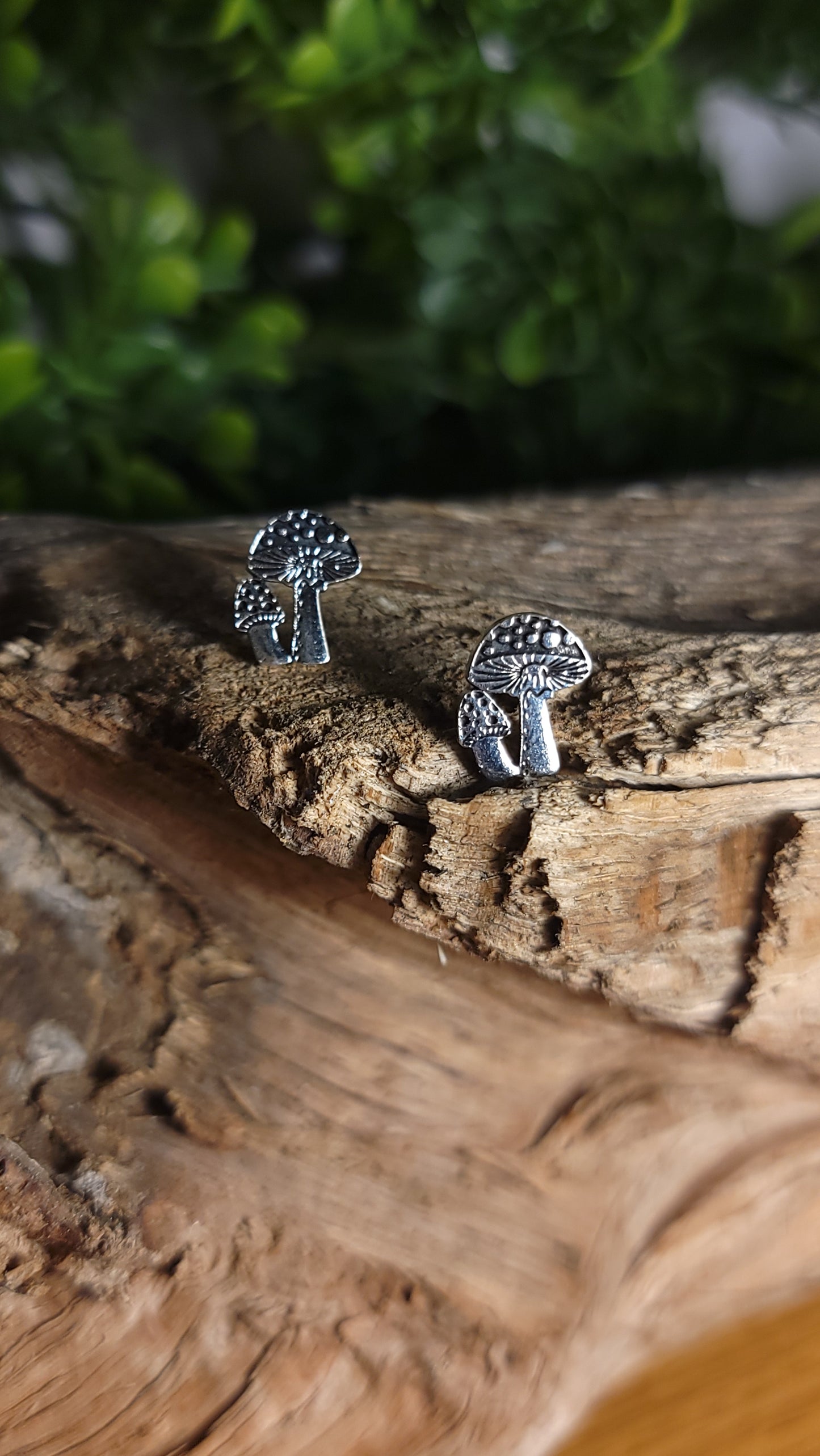 Mushroom Stud Earrings