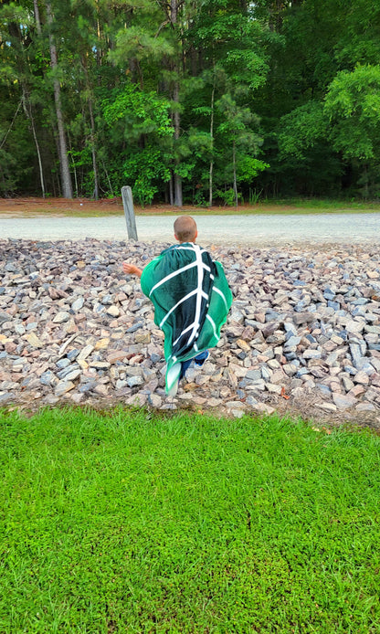 Philodendron Leaf Throw Blanket (kids)