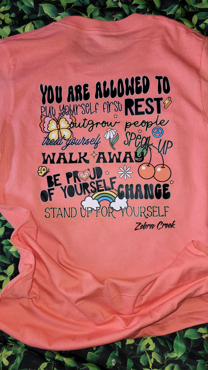 You Are Allowed To Thrive Shirt