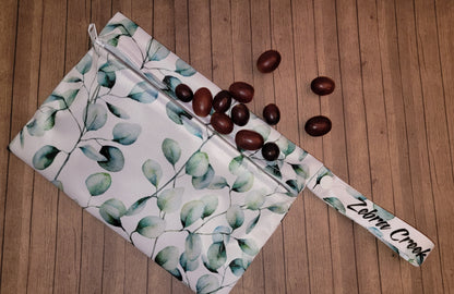 Leaf print waterproof bags