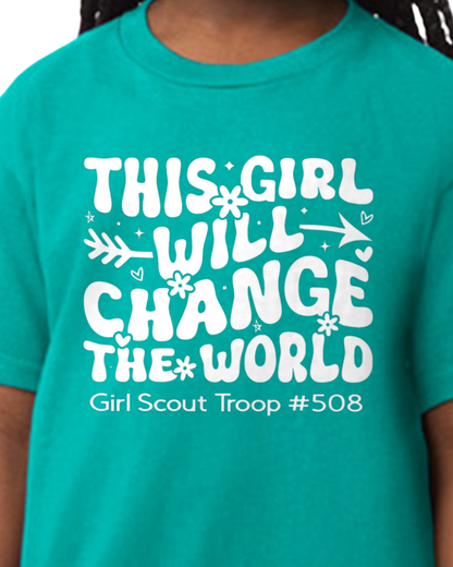 Girl Scouts Troop 508 Shirt -Required