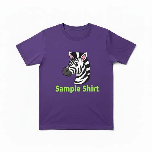 Make the image slightly smaller and up closer to the neck of the shirt. So it is centered on the chest